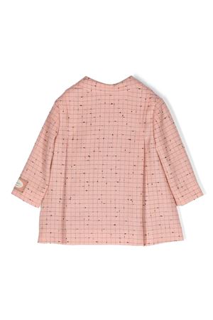 Cappotto doppiopetto in lana rosa GUCCI KIDS | 741311XWAX55152